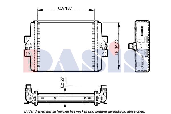 AKS DASIS Radiators, Motora dzesēšanas sistēma 050070N